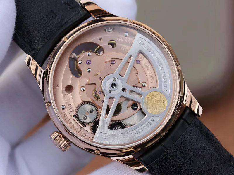 PORTUGUESE TOURBILLON IW504210 ZF FACTORY 18K ROSE GOLD BLACK DIAL