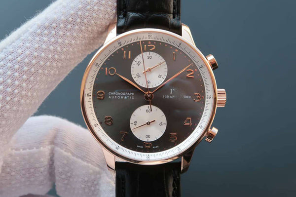 PORTUGIESER IW371433 ZF FACTORY BLACK STRAP