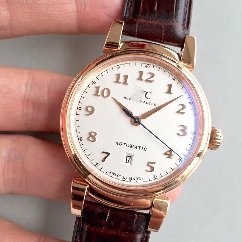 DA VINCI AUTOMATIC IW356601 ROSE GOLD MKS FACTORY WHITE DIAL