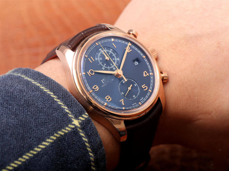 PORTUGIESER IW390305 ZF FACTORY BROWN STRAP