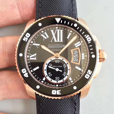 CALIBRE DE  DIVER W7100052 42MM JF FACTORY BLACK DIAL